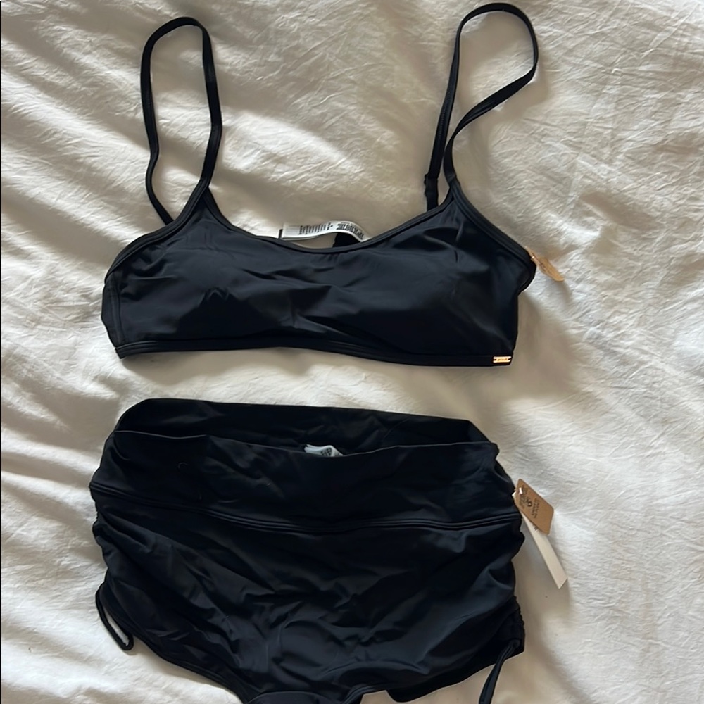 Women’s size L Victoria Secret Pink Black Bikini Set